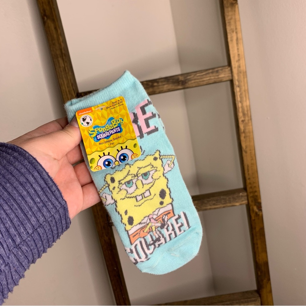 Nickelodeon SpongeBob SquarePants Blue Socks
